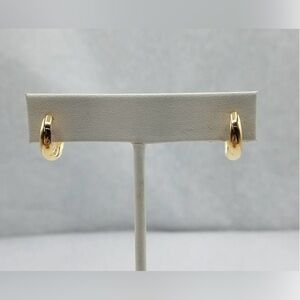 Solid 18K Mini Gold Hoop Earrings